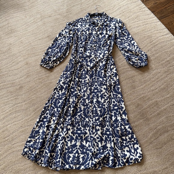 Zara The Emilie Printed‎ Midi Dress - Picture 14 of 16